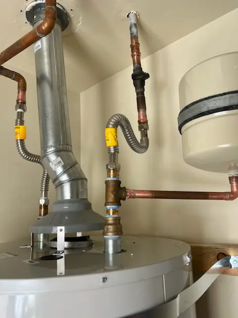 Water heater installation and plumbing repair in Stone Mill Run